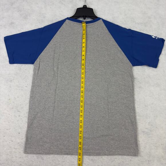Rio 2016 Olympic T-Shirt NWT Raglan Gray Blue Size L Official Event Tee - Picture 5 of 11